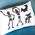 Halloween Skeleton Family Pillow, Dancing Skeletons Pillow, Halloween Decor, Halloween Pillow, Halloween Cushion, Funny Halloween, Gift - Arria Home