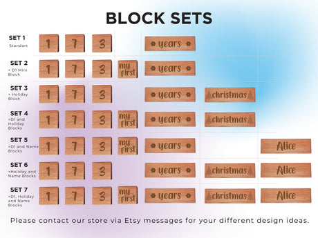 Personalized Baby Age Blocks, Baby Girl Milestone Wooden Cubes, Gender Neutral Baby Photo Props, Baby Shower Gift Idea, Custom Newborn Gift - Arria Home