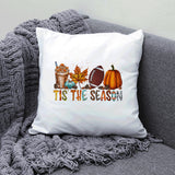 This is Season Fall Decorative Pillow Cover, Home Decor, Autumn Decor, Farmhouse Decor, Fall Throw Pillow, Lumbar Pillowcase, Porch Decor - Arria Home