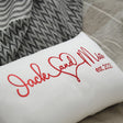 Custom Embroidered Wedding Gift, Personalized Couple Name Pillow, Mother of Bride Gift From Daughter Engagement Gifts for Couple Name Pillow - Arria Home