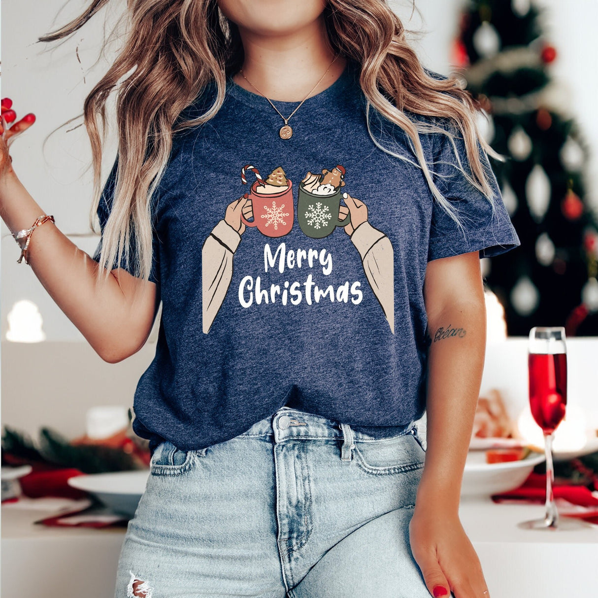 Gingerbread Christmas Coffee Shirt, Merry Christmas, Christmas Gift, Winter TShirt, Holiday Shirts, Xmas Shirt, Christmas Latte Tees