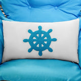 Nautical Home Decor, Embroidery Pillow, Anchor Decor, Nautical Cushion, Boat Cushion, Personalized Cushion, Nautical Theme, Personalize Gift.