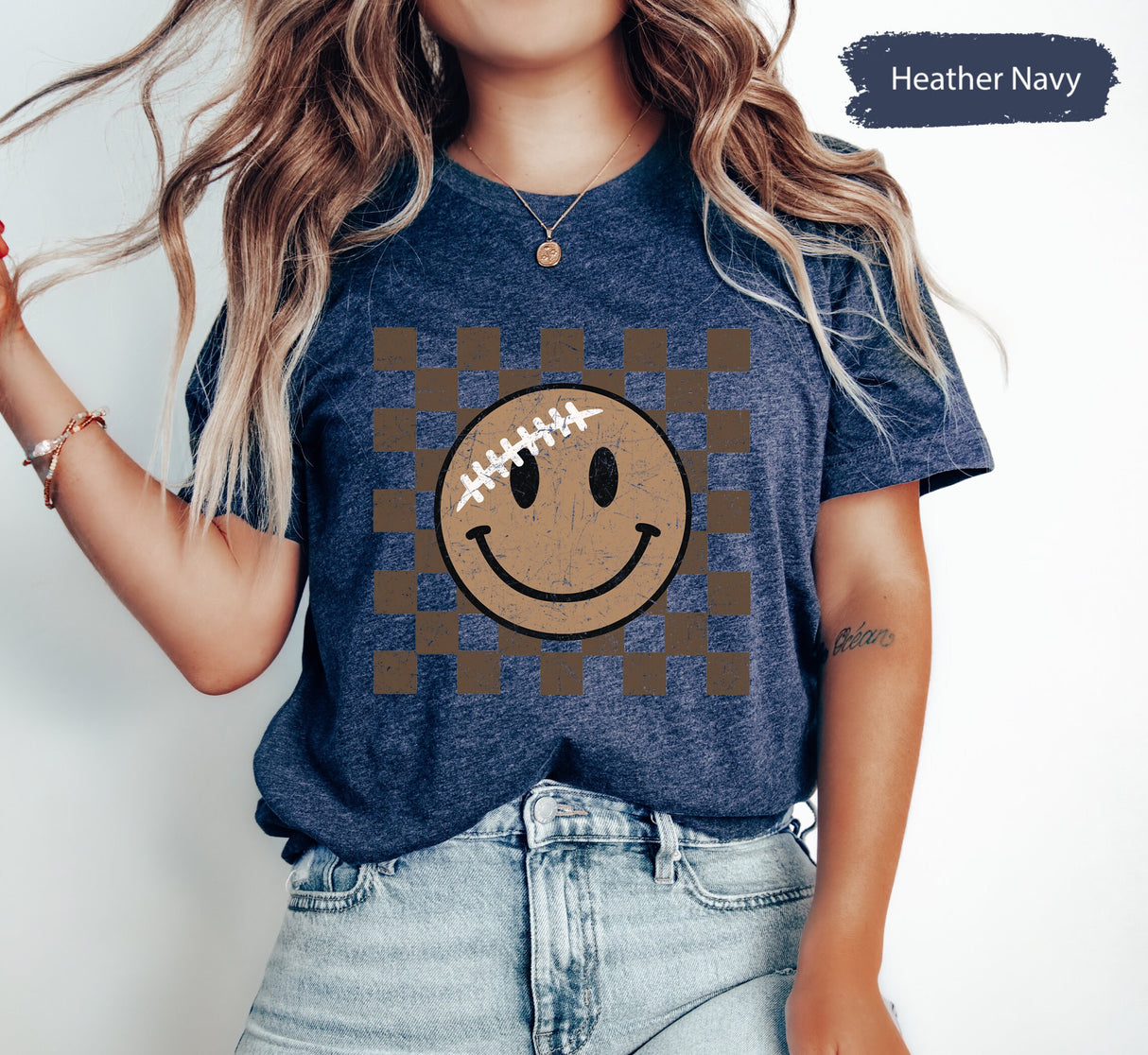 Happy Face Baseball Shirt, Baseball TShirt, Baseball Game Day Shirt, Softball Mom Shirt, Retro Baseball Shirt, Baseball Mom Shirt