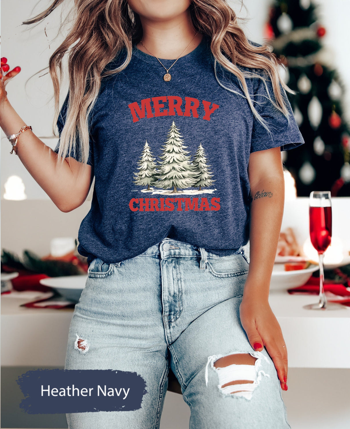 Merry Christmas Shirt, Christmas Tree Shirt, Christmas Shirts, Christmas Gift, Xmas Party Tee, Holiday Shirt, Winter TShirt, Xmas Tee