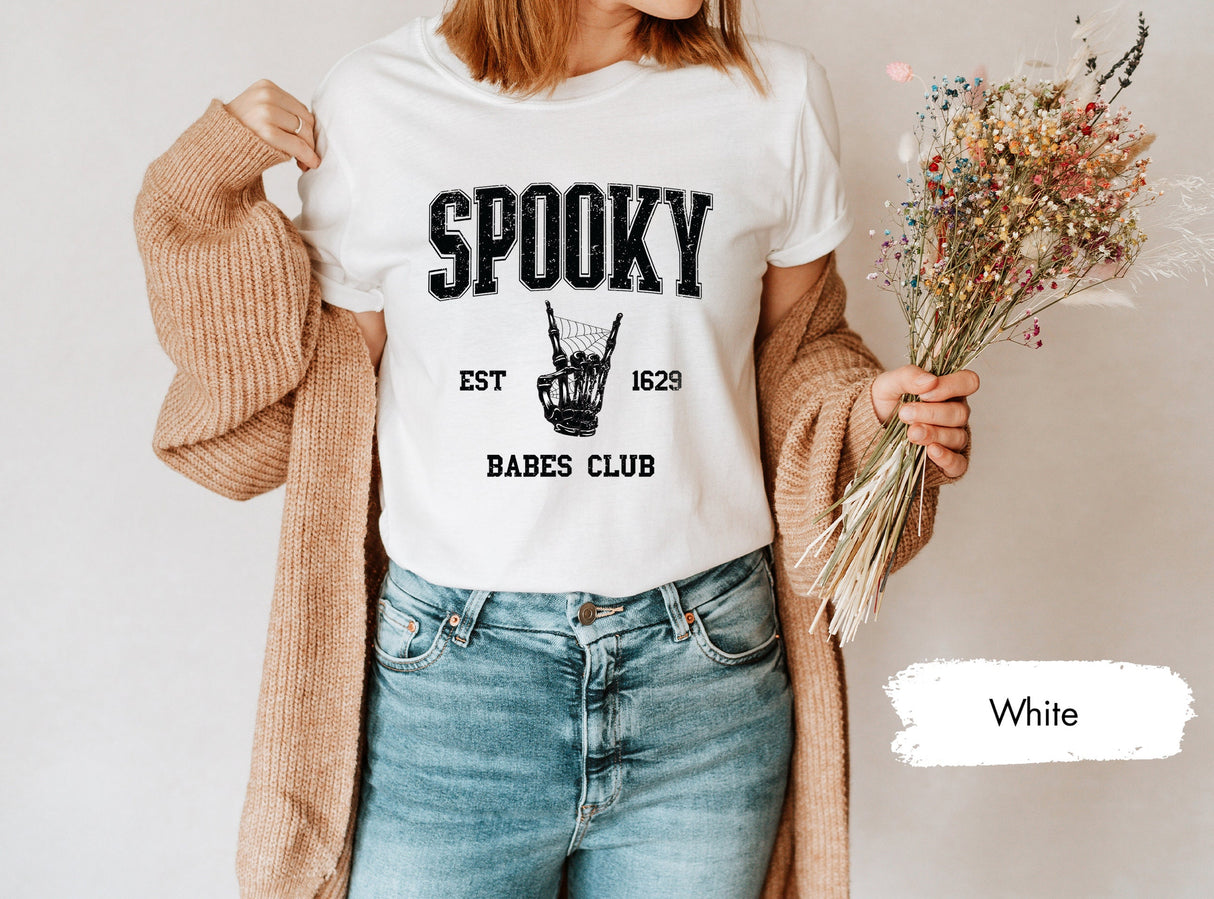 Spooky Babes Club Shirt, Witch Shirt, Witches Shirt, Witchy TShirt, Halloween Witch Shirt, Halloween TShirt, Halloween Gift, Witch Club Tee