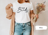 Team Bride Shirts, Bride shirt, Bride Squad T-shirts, Hen Party T-shirts, Bachelorette Party T-shirts, Bridal Party T-shirts, Wedding Party