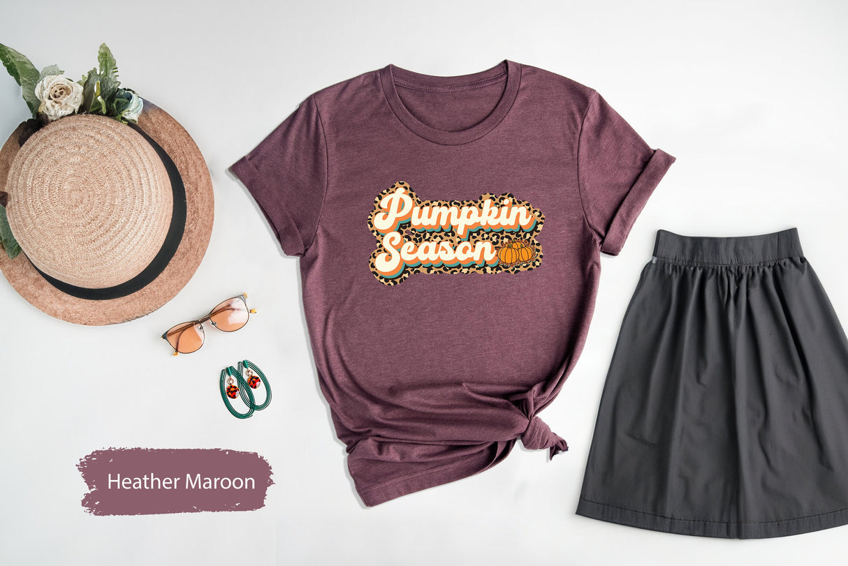 Pumpkin Season Shirt, Fall Pumpkin Shirt, Autumn TShirt, Autumn Gift, Fall Gift, Pumpkin patch Shirt, Pumpkin Spice Shirt, Women Fall Shirt