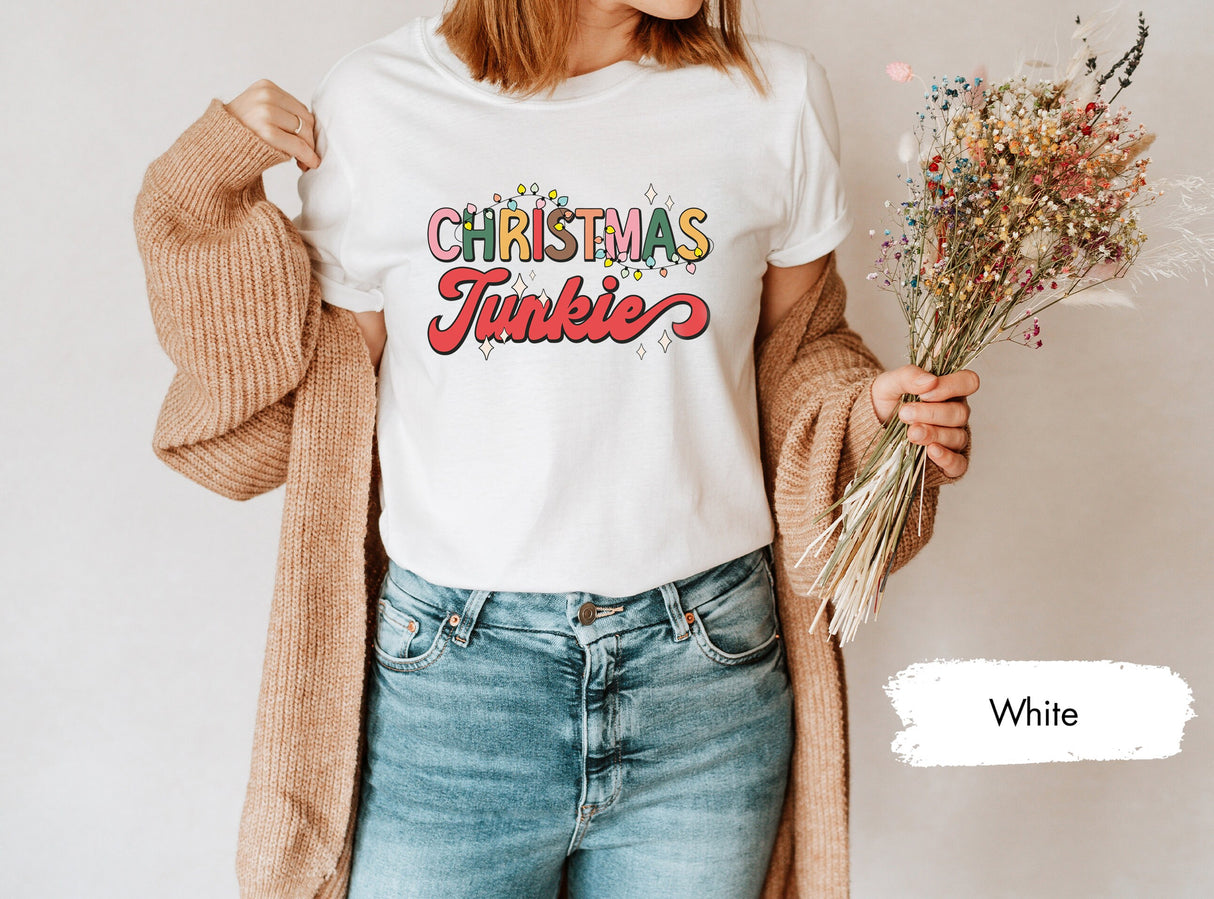 Christmas Junkie Shirt, Christmas Lights Shirt, Family Christmas Shirt, Christmas Shirt, Christmas Gift, Funny Christmas Shirt