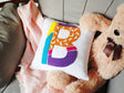 Baby Shower Pillow Personalized Baby Name Gift, Newborn Gift, Custom Pillow, Monogramed Initial Pillow, Pillow, Gift for Baby, Punch Needle - Arria Home