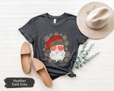 Funny Santa Shirt, Funny Christmas Gift, Merry Christmas, Leopard Santa Shirt, Christmas TShirt, Santa Claus Shirt, Santa T-Shirt