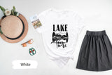 Lake Time Shirt, Lake Life Shirt, Nature Shirt, Camping Shirt, Wanderlust Shirt, Family Camping Shirt, Fishing TShirt, Fishing Dad Shirt