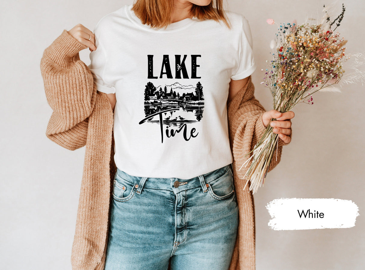 Lake Time Shirt, Lake Life Shirt, Nature Shirt, Camping Shirt, Wanderlust Shirt, Family Camping Shirt, Fishing TShirt, Fishing Dad Shirt