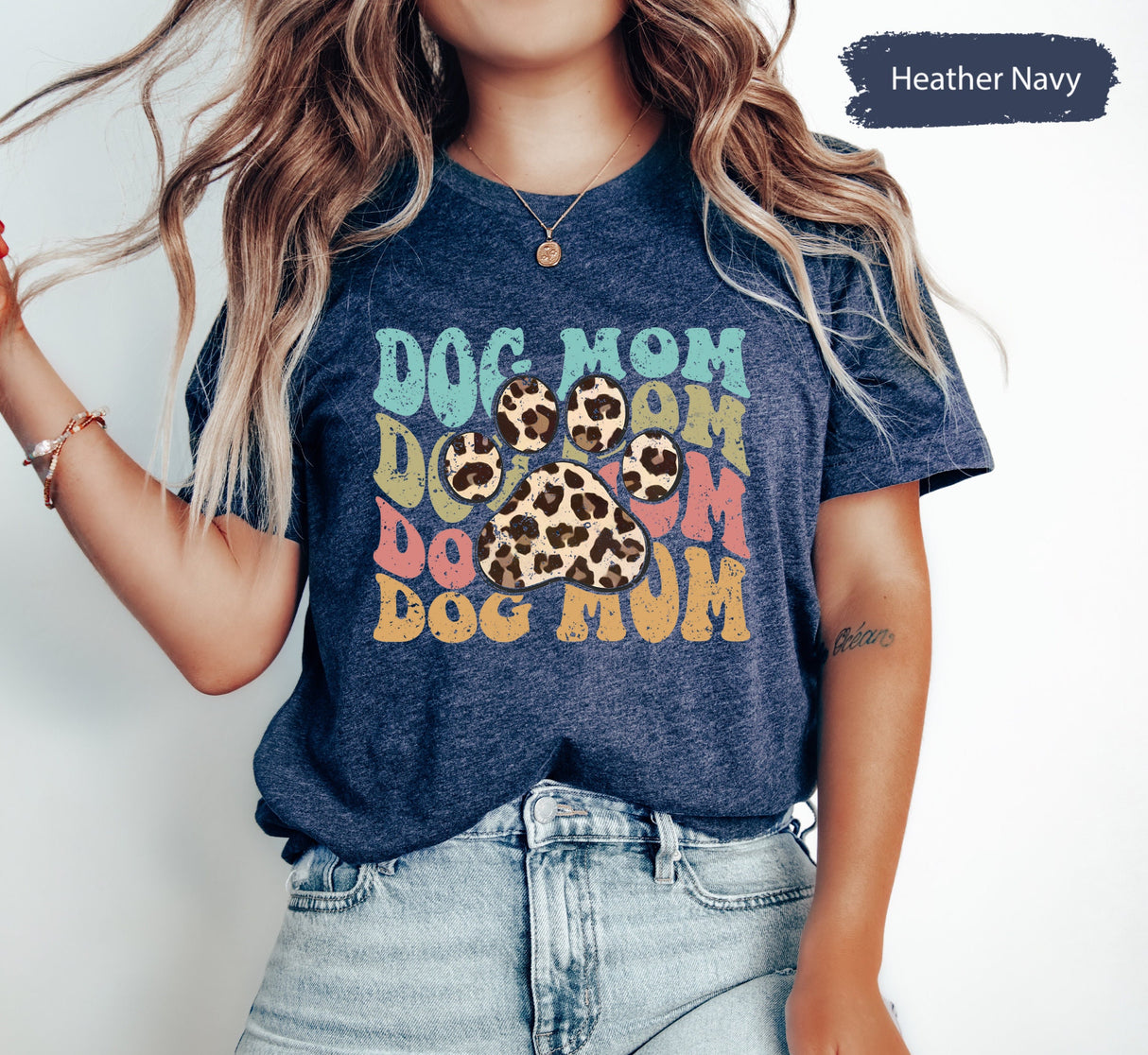 Dog Mom Shirt, Leopard Paw Shirt, Dog Mom Gift, Dog Mama Shirt, Dog Mama Gift, Dog Lover TShirt, Dog Owner Gift, Fur Mom Shirt, Dog Mom Tee