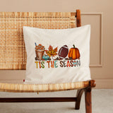 This is Season Fall Decorative Pillow Cover, Home Decor, Autumn Decor, Farmhouse Decor, Fall Throw Pillow, Lumbar Pillowcase, Porch Decor - Arria Home