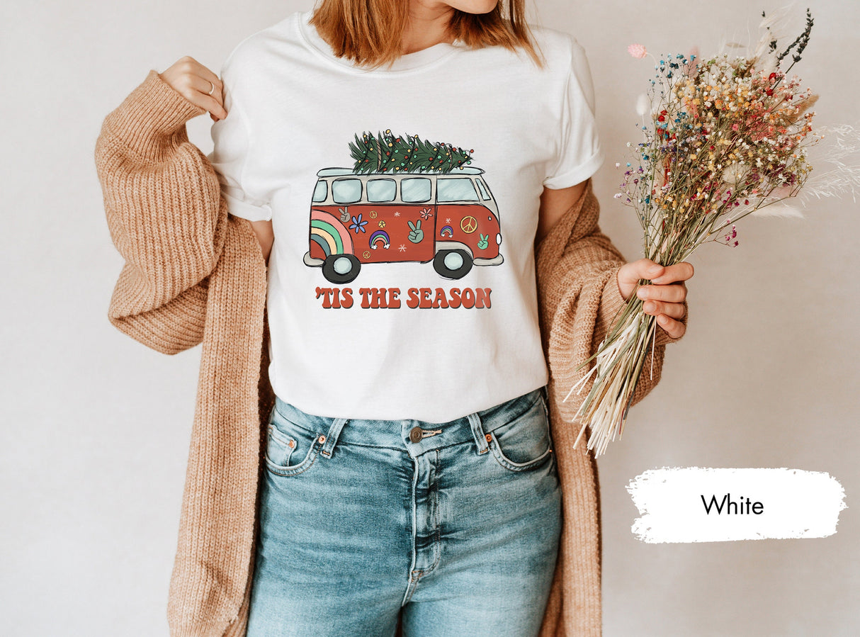 Tis The Season, Van Life Christmas Shirt, Christmas Tee, Xmas Shirt, Christmas Season, Holiday Shirt, Winter TShirt, Christmas Gift