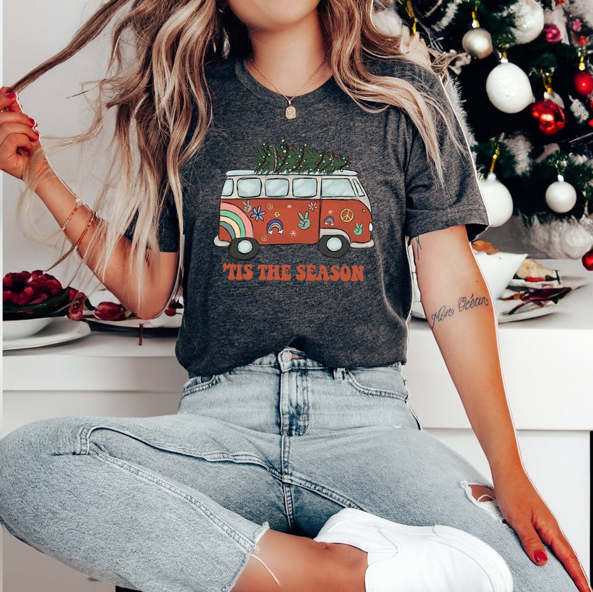 Tis The Season, Van Life Christmas Shirt, Christmas Tee, Xmas Shirt, Christmas Season, Holiday Shirt, Winter TShirt, Christmas Gift