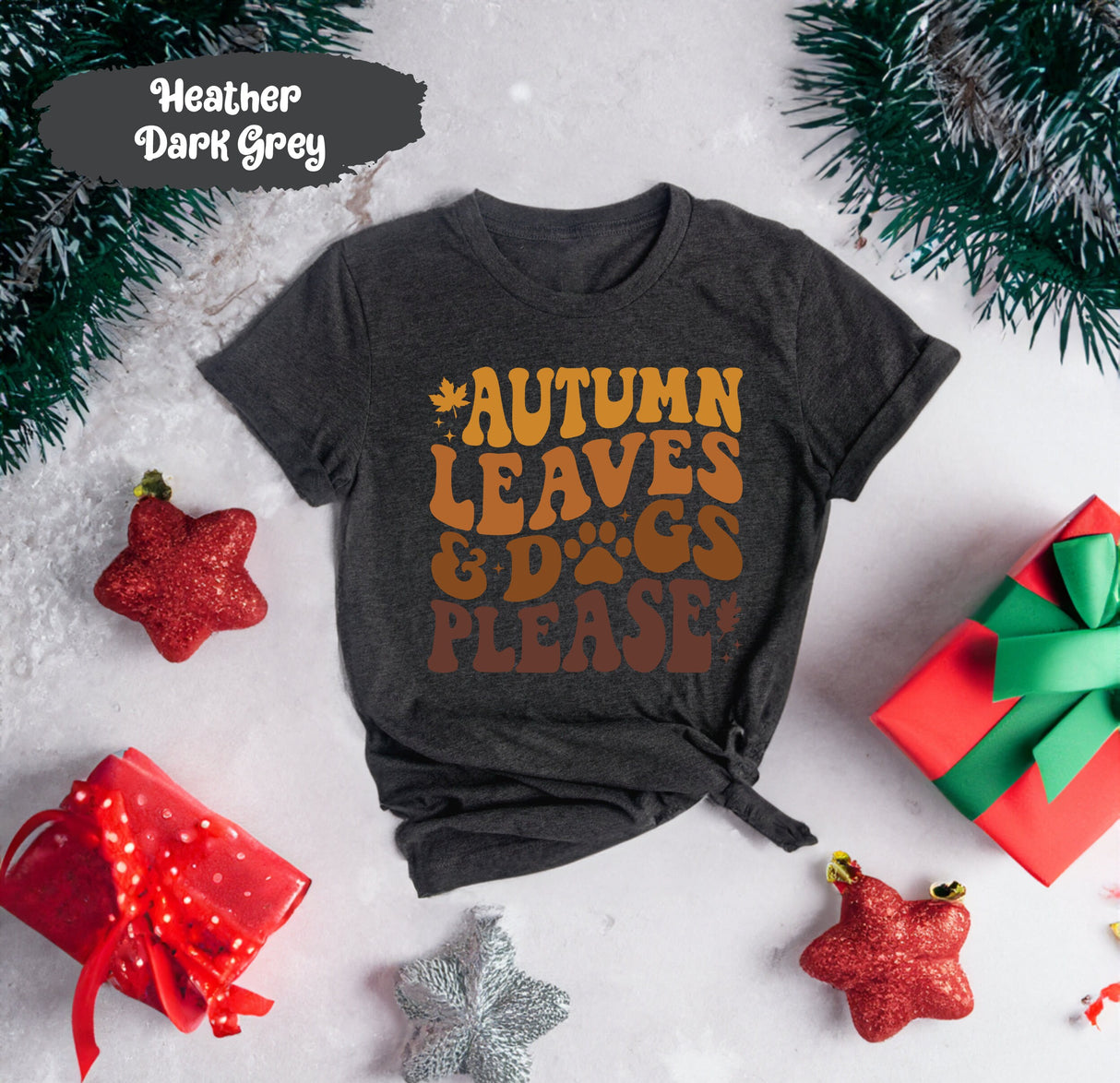 Retro Fall Shirt, Autumn Leaves & Dogs Please, Fall Leaves Shirt, Autumn Tshirt, Fall Shirt, Fall Season Shirt, Women Fall Shirt