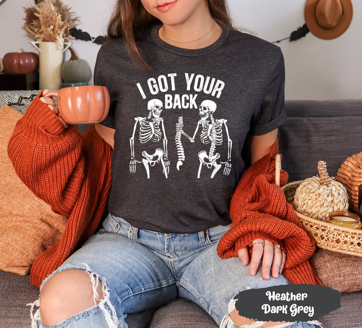 Funny Halloween Skeleton Shirt, I Got Your Back Skeleton Shirt, Funny Sarcastic Shirt, Skeleton T-hirt, Halloween Skeleton Shirt