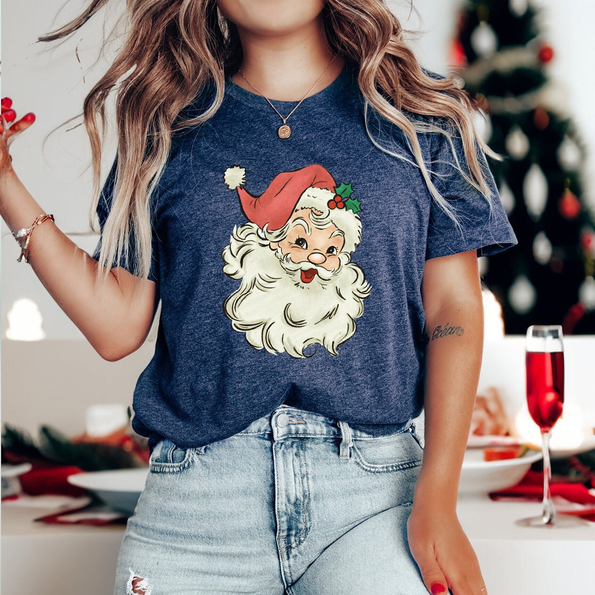 Santa Shirt, Christmas Shirt, Christmas Gift, Santa Claus Shirt, Merry Christmas, Holiday TShirt, Winter Shirts, Dear Santa Shirt