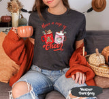 Have a Cup of Cheer Shirt, Cute Christmas Shirt, Christmas Latte Shirt, Retro Have a Cup of Cheer, Merry Christmas Shirt, Fall Coffee Shirt