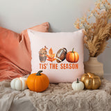 Fall Watercolor This is Season Throw Pillow, Autumn Decor, Thanksgiving Decor, Pumpkin Pillow, Fall Lumbar Pillow, Halloween Decor Gift - Arria Home