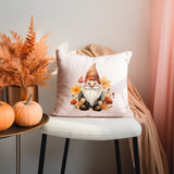 Fall Watercolor Pumpkin Truck Lumbar Pillow, Autumn Decor, Farmhouse Throw Pillow, Fall Scarecrow, Thanksgiving Holiday Home Decor - Arria Home