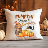 Fall Watercolor This is Season Throw Pillow, Autumn Decor, Thanksgiving Decor, Pumpkin Pillow, Fall Lumbar Pillow, Halloween Decor Gift - Arria Home