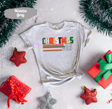 Cute Christmas Shirt, Retro Christmas, Holiday Tshirt, Winter Shirt, Merry Christmas Tee, Xmas Family Shirt, Gift for Parents