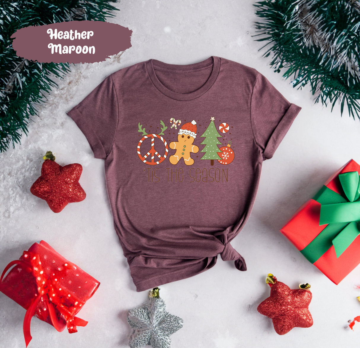 Tis the Season Shirt, Christmas Shirt, Christmas Tree Shirt, Christmas Gift, Seasonal Shirt, Christmas Tees, Holiday Shirt,Christmas T-Shirt