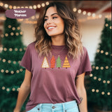 Retro Christmas Trees Shirt, Merry Christmas Shirt, Christmas Shirt, Retro Christmas Shirt, Vintage Christmas Shirt, Christmas Gift