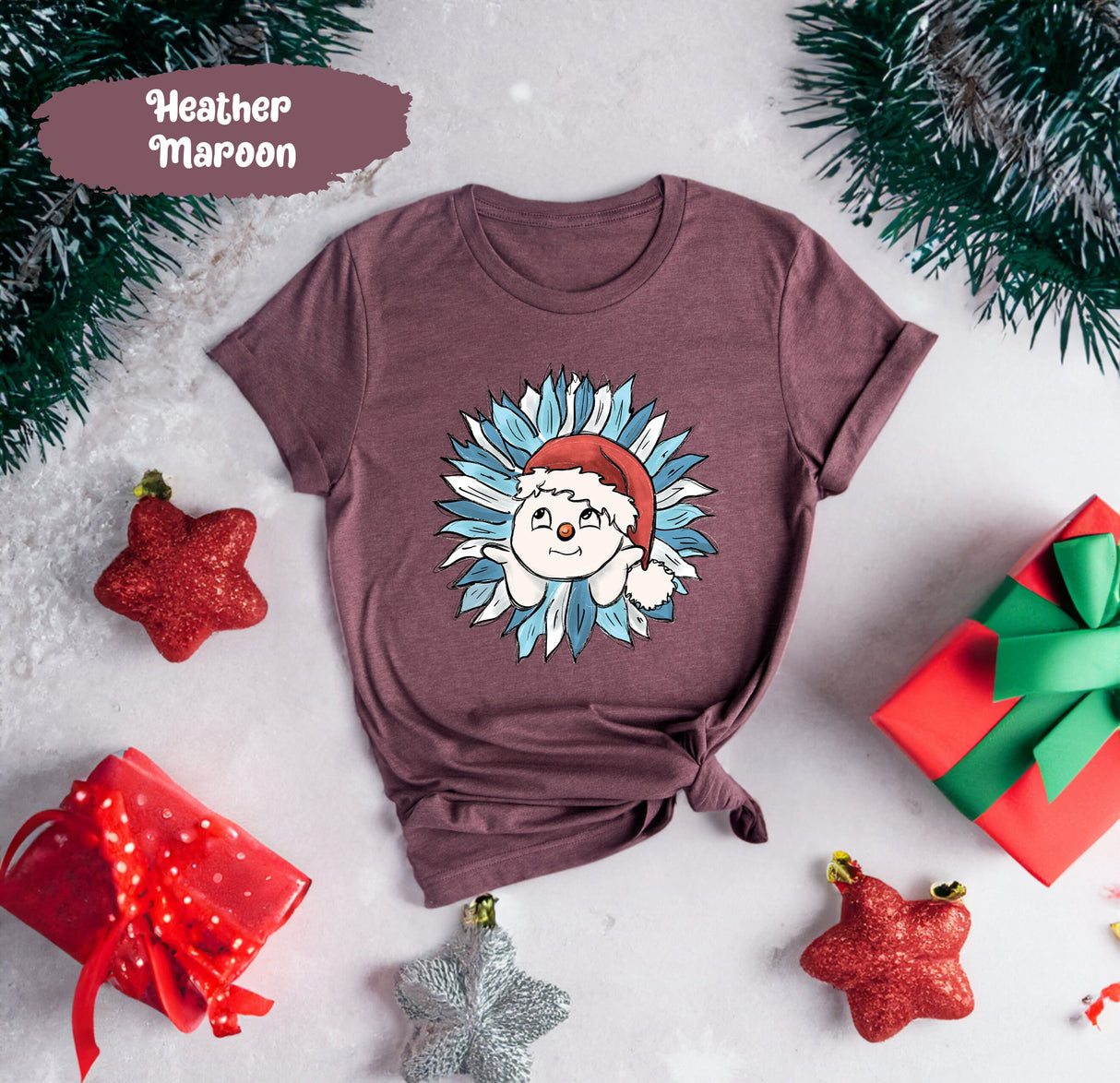 Christmas Cute Snowman Shirt, Snowman Shirt, Christmas Shirt, Holiday Shirt, Winter Shirt, Christmas T Shirt, Snowman Tees,Christmas T-Shirt