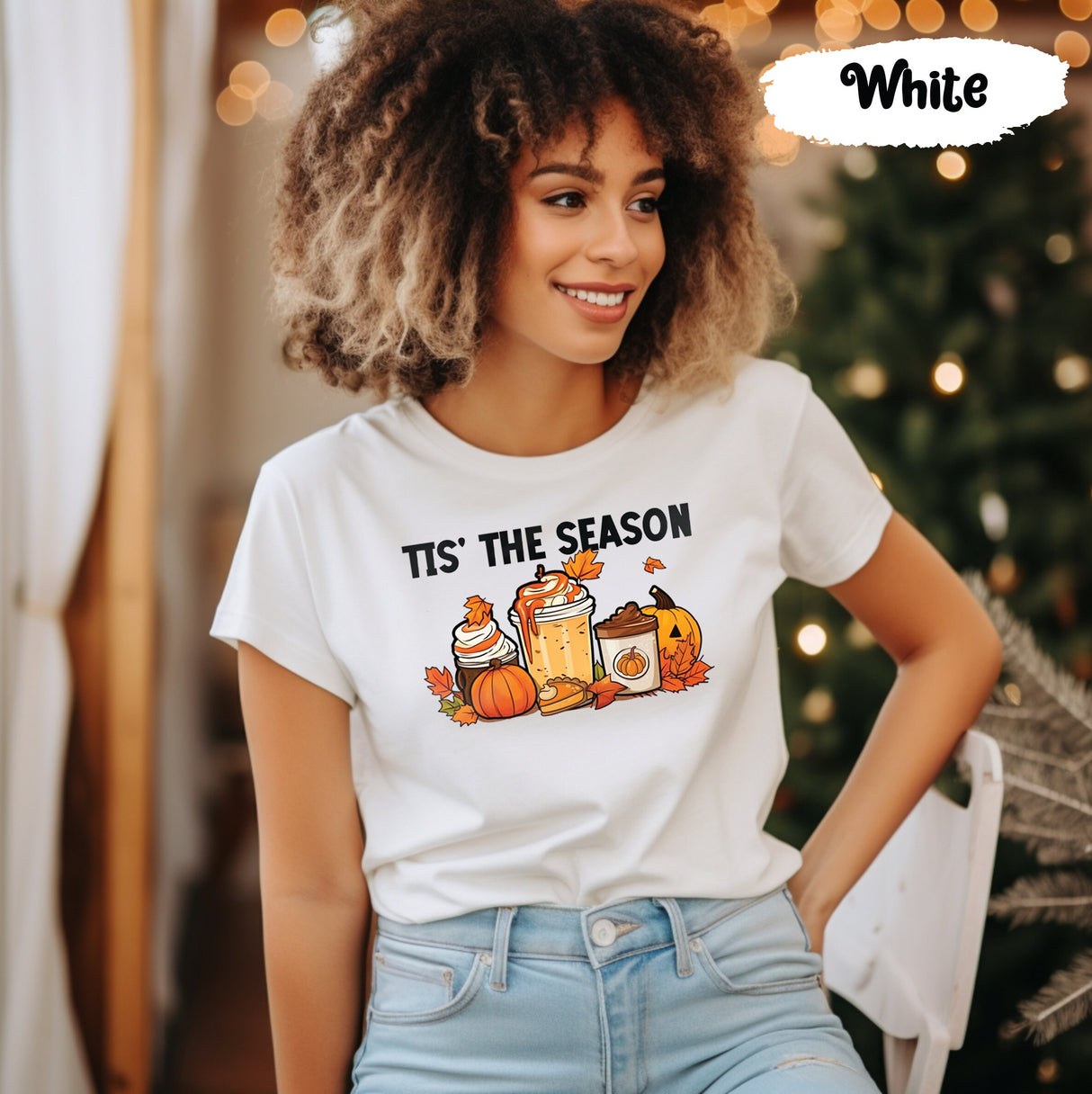 Tis The Season Shirt, Fall Shirt, Pumpkin Shirt, Autumn Shirt, Pumpkin Latte Shirt, Seasonal Shirt, Fall Leaves Shirt, Autumn Gift,Fall Gift