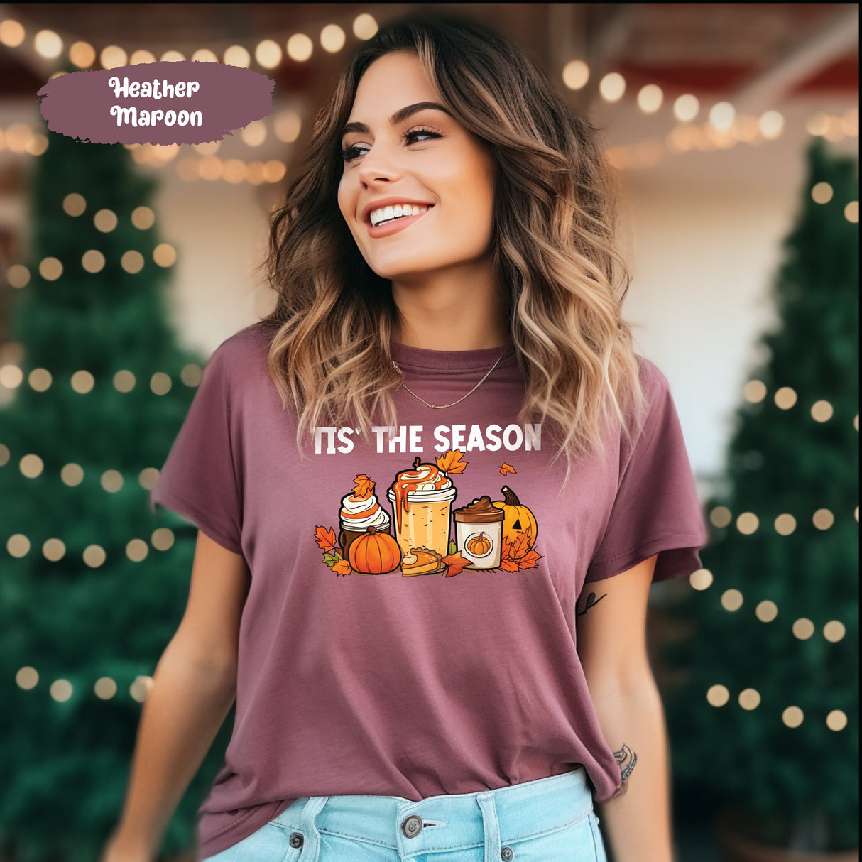 Tis The Season Shirt, Fall Shirt, Pumpkin Shirt, Autumn Shirt, Pumpkin Latte Shirt, Seasonal Shirt, Fall Leaves Shirt, Autumn Gift,Fall Gift