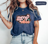 Merry Vibes Shirt, Retro Christmas, Merry Christmas Tee, Winter Shirt, Soft T Shirt, Holiday Tshirt, Cute Christmas Shirt, Seasonal Shirts