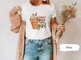 Pumpkin Spice Kinda Girl Shirt, Pumpkin Shirts, Fall Graphic Tee, Fall Shirt for Women, Gift For Young Girl, Seasonal Shirts, Soft T Shirt