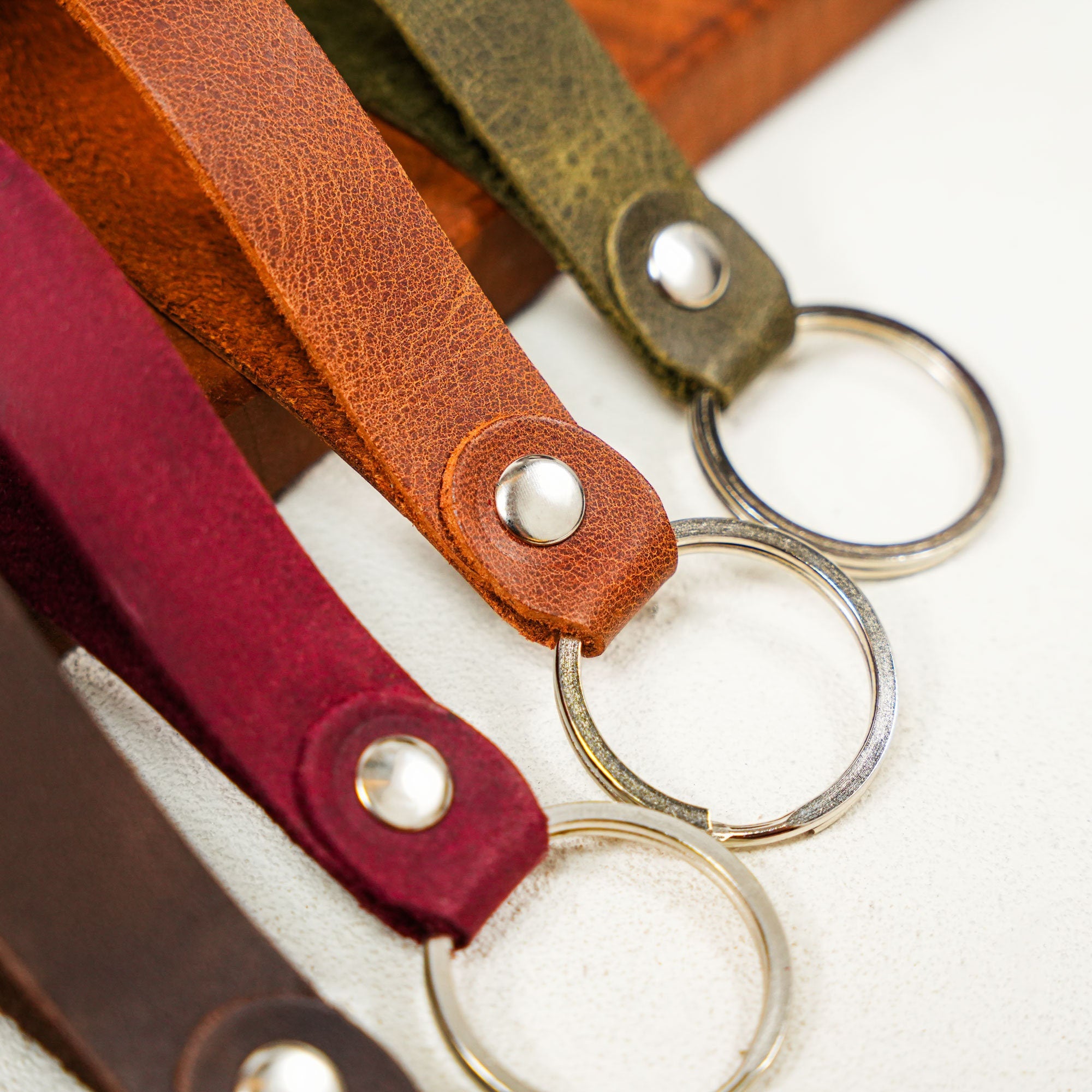 Personalized Wedding Favors | Leather Keychain Bridal Party Gifts