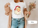 Retro Santa Claus Shirt, Christmas Santa Shirt, Christmas Shirt, Santa Claus Shirt, Christmas Gift, Merry Christmas Shirt, Holiday Shirt