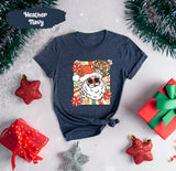 Santa Claus Tshirt, Santa Shirts, Vintage Santa, Retro Christmas, Merry Christmas Tee, Winter Shirt, Cute Christmas Shirt, Holiday Tshirt