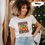 Farm Fresh Pumpkin Shirt, Farm Fresh Shirts, Pumpkin Shirt, Fall Shirts, Fall Pumpkin Tshirt, Graphic Tee, Christmas Tee, Cute Womens Shirt