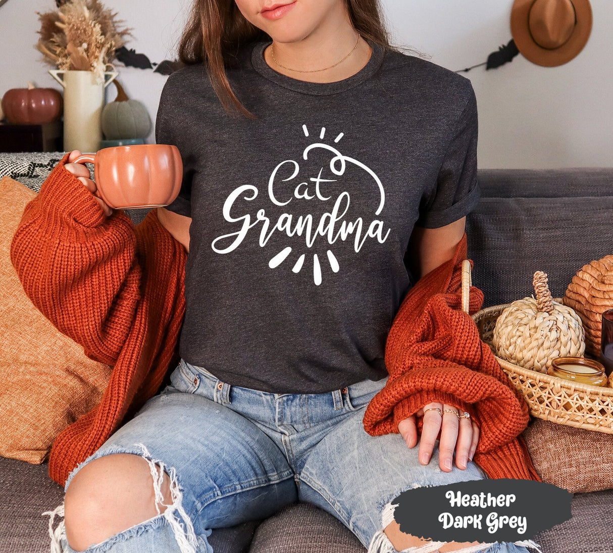 Cat Grandma Shirt, Gift for Nana, Mama Shirt, Cat Mom Shirt, Cat Mom Gift, Pet Owner Gifts, Cat Owner Gift, Cat Lover Tshirt, Mother Tshirt