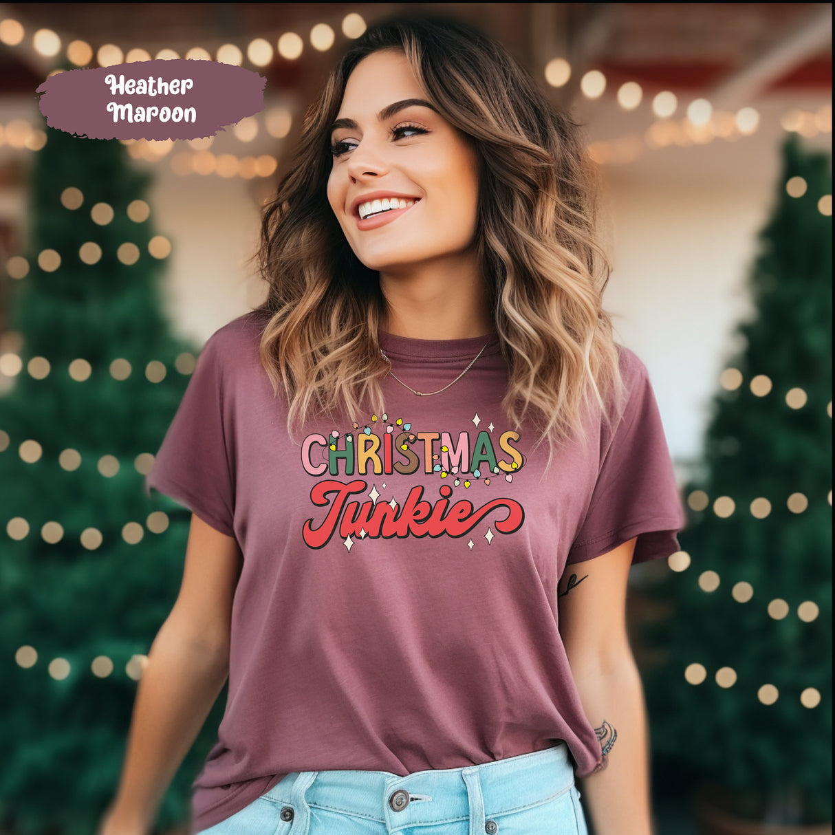 Christmas Junkie Shirt, Christmas Lights Shirt, Family Christmas Shirt, Christmas Shirt, Christmas Gift, Funny Christmas Shirt