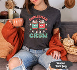 Christmas Crew Shirt, Christmas Group Tee, Group Holiday Gift, Hot Cocoa Team Shirt, Holiday Tshirt, Group Matching Shirt, Christmas Crew