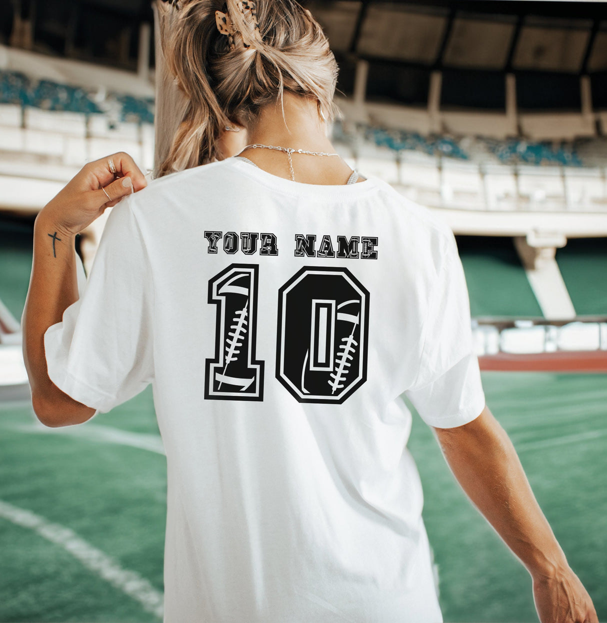 Custom Football Tee, Football Shirt, Custom Name Shirt, Personalized Gift, Customizable Tshirt, Customized Gifts, Football Christmas