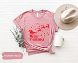 Team Sleigh Shirt, Santa Shirts, Reindeer Tshirt, Merry Christmas Tee, Xmas Group Shirts, Christmas Crew Shirt, Cute Christmas Shirt