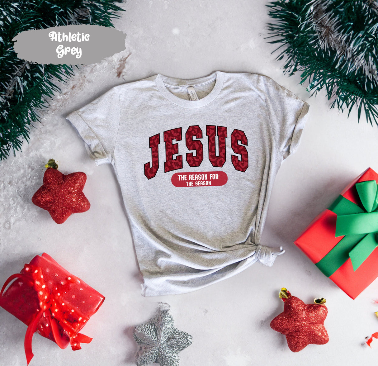 Jesus The Reason for The Season, Christian Shirt, Christmas Shirt, Christian Gifts, Christmas Gift, Merry Christmas Shirt, Seasonal Shirt