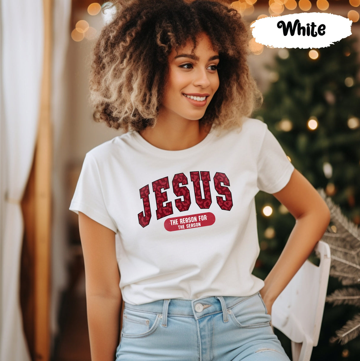 Jesus The Reason for The Season, Christian Shirt, Christmas Shirt, Christian Gifts, Christmas Gift, Merry Christmas Shirt, Seasonal Shirt