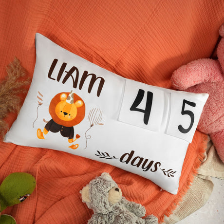 Personalized Baby Milestone Pillow, Newborn Gift, Baby Shower Gift, Nursery Decor, Pregnancy Gift, Baby Christmas Gift Idea, Custom Pillow - Arria Home