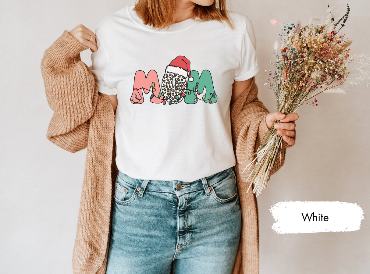 Christmas Gift Mom, Cute Christmas Shirt, Holiday Tshirt, Xmas Family Shirt, Gift for Parents, Christmas Gift Women, New Year's Eve Shirt