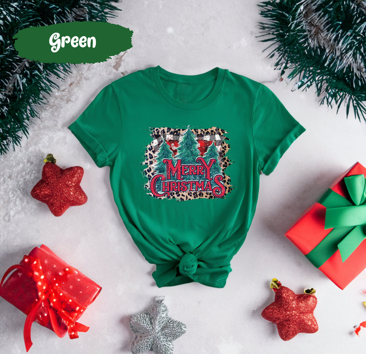 Merry Christmas Tee, Christmas Tree Shirt, Retro Christmas, Cute Christmas Shirt, Santa Shirts, Christmas Gift Women, New Year's Eve Shirt