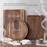 Custom Cutting Board, Personalized Cutting Board, Charcuterie Board, Engraved Wood Board, Realtor Closing Gift, Anniversary Gift, Wedding - Arria Home